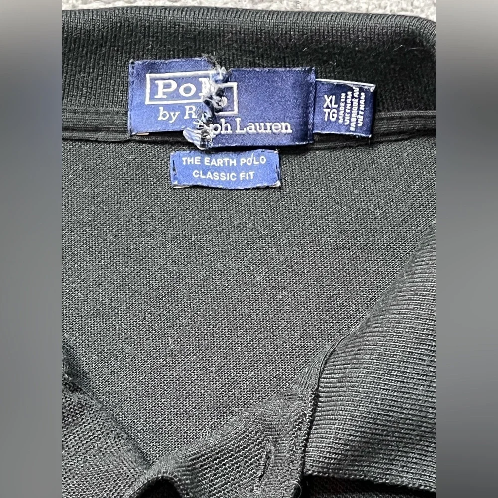 Polo Ralph Lauren Black And Green T Shirt Mens Size XL TG‎